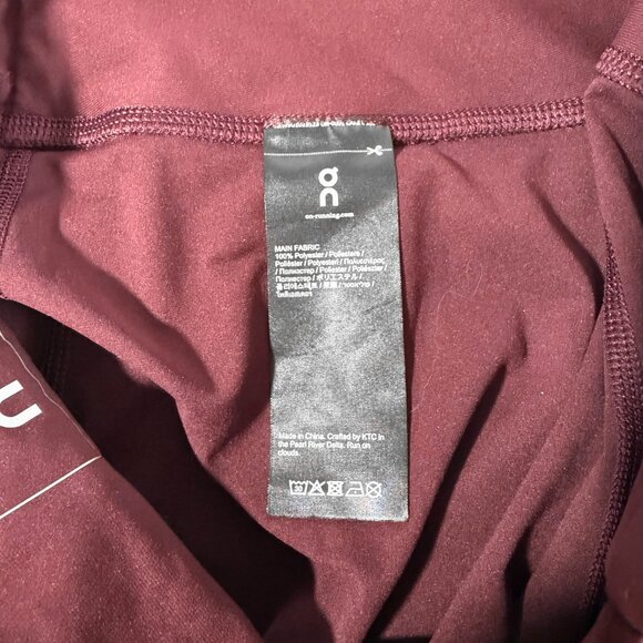 On Cloud Cropped Running Tights - Picture 6 of 8